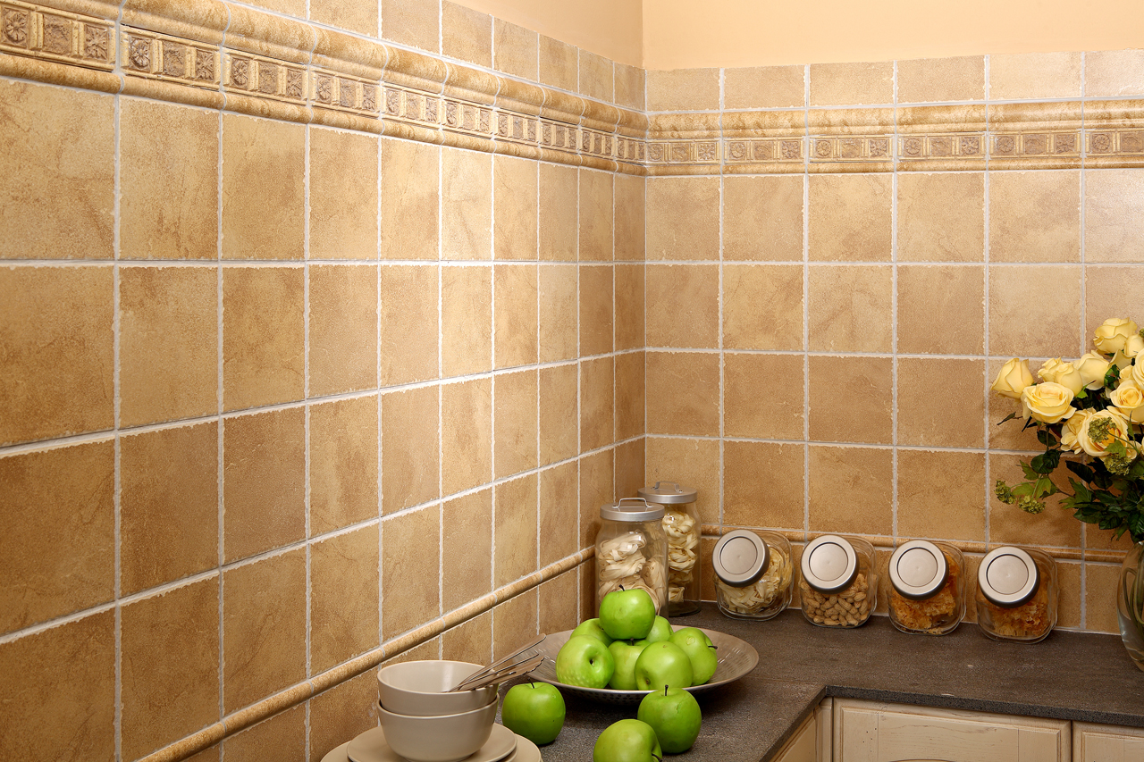 厨房细节美缝效果图